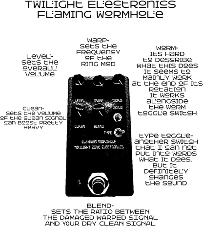 Flaming Wormhole