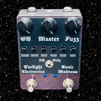 Sonic Madness - Dual Channel Drive (overdrive or fuzz wall) W/ 6 Band EQ
