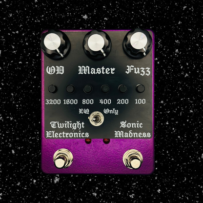Sonic Madness - Dual Channel Drive (overdrive or fuzz wall) W/ 6 Band EQ